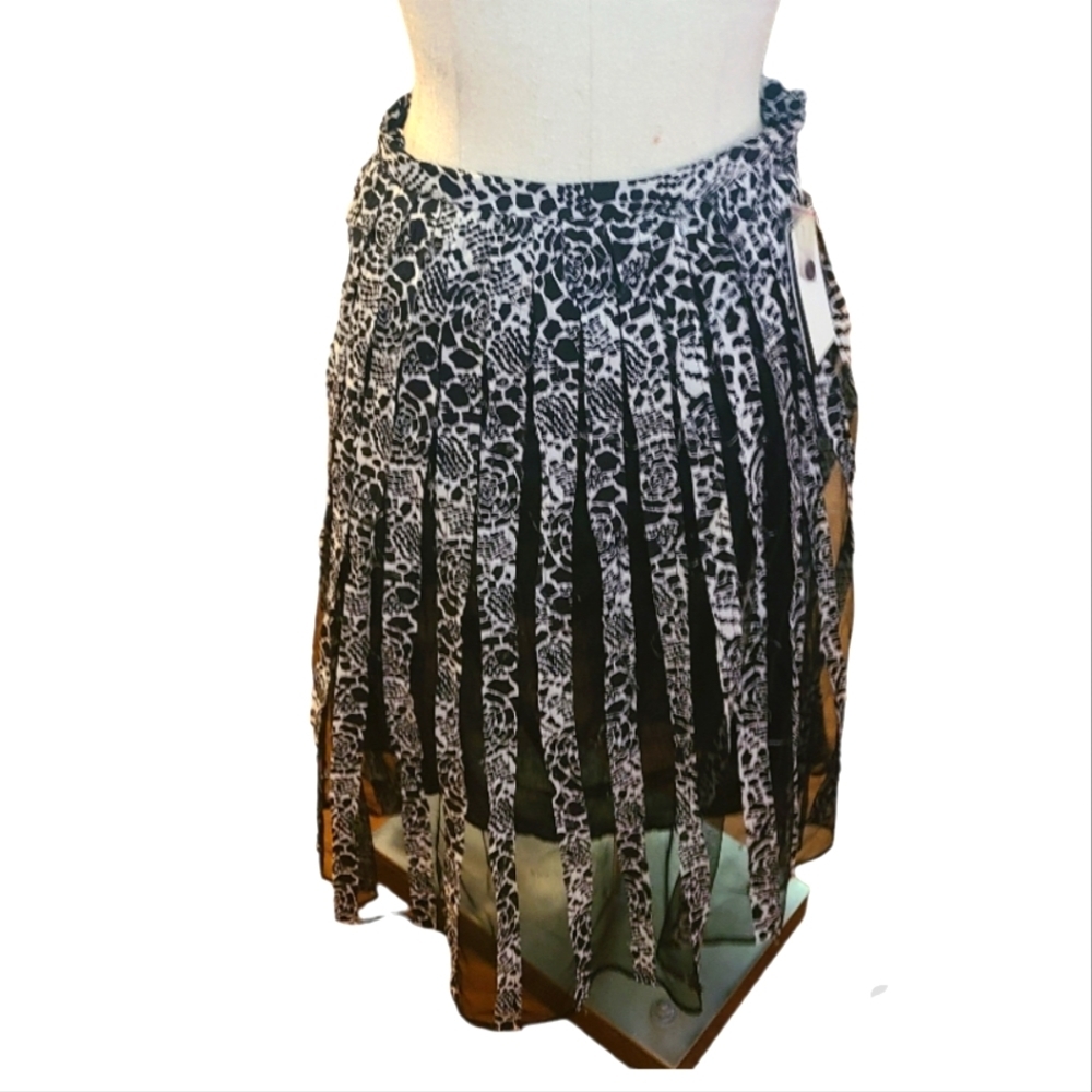 West End, Black and White Maxi Skirt.